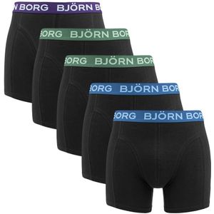 Björn Borg - Cotton stretch 5-pack boxershorts basic combi zwart II - Heren