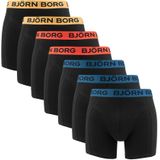 Björn Borg - Cotton stretch 7-pack boxershorts basic combi zwart III - Heren