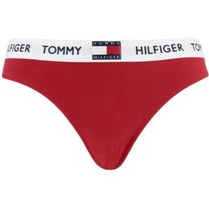 Tommy Hilfiger - String flag logo rood - Dames