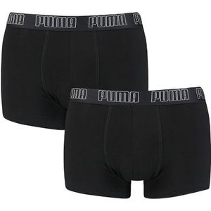PUMA boxershorts - Basic 2-pack trunks zwart - Heren