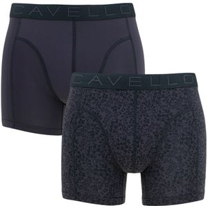 Cavello - 2-pack microfiber boxershorts leafs paars - Heren