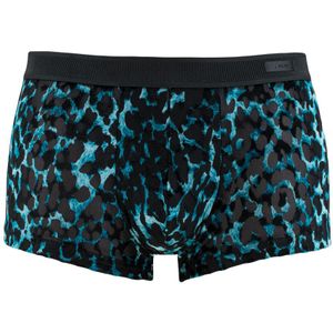 HOM - Temptation microfiber boxershort leopard zwart & blauw - Heren