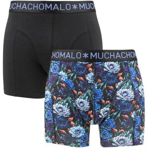 Muchachomalo - 2-pack cotton modal boxershorts just flowers multi - Heren