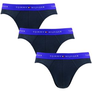 Tommy Hilfiger boxershorts - Signature cotton essentials 3-pack herenslips blauw - Heren