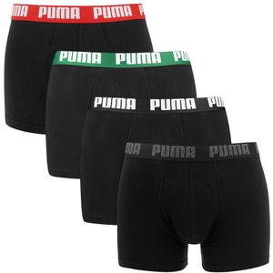 PUMA - 4-pack boxershorts basic combi zwart - Heren