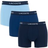 Lacoste - 3-pack microfiber boxershorts motion blauw - Heren