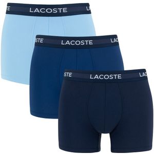 Lacoste - 3-pack microfiber boxershorts motion blauw - Heren