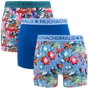 Muchachomalo - 3-pack boxershorts bricks multi - Heren