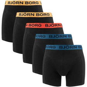 Björn Borg - Cotton stretch 5-pack boxershorts combi zwart III - Heren