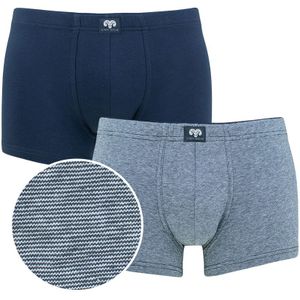 CECEBA - 2-pack boxershorts mini stripe blauw - Heren