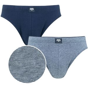 CECEBA boxershorts - 2-pack slips mini stripe blauw - Heren