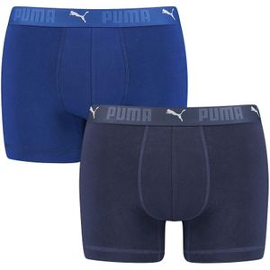 PUMA - Sport 2-pack cotton boxershorts blauw - Heren