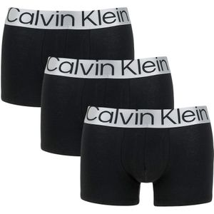 Calvin Klein boxershorts - Reconsidered steel 3-pack trunks zwart - Heren