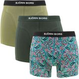 Björn Borg - Premium cotton stretch 3-pack boxershorts basic print multi II - Heren