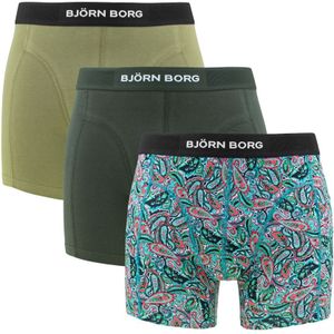 Björn Borg - Premium cotton stretch 3-pack boxershorts basic print multi II - Heren