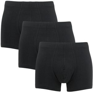 Schiesser - 3-pack boxershorts zwart - Heren