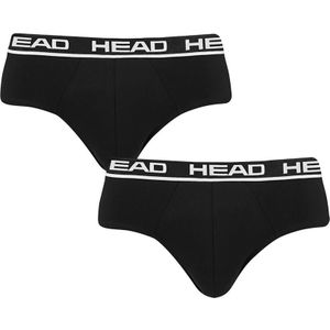 HEAD boxershorts - 2-pack herenslips basic zwart - Heren