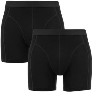 Ten Cate - Basics 2-pack bamboe boxershorts zwart - Heren