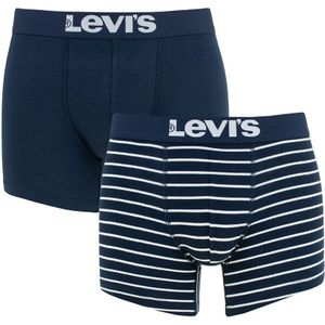 Levi&#039;s - 2-pack boxershorts vintage stripe denim - Heren