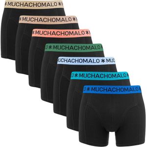 Muchachomalo - 7-pack boxershorts basic combi zwart - Heren