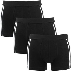 Schiesser boxershorts - 95/5 3-pack shorts zwart - Heren