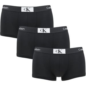 Calvin Klein - 1996 3-pack microfiber boxershort trunks zwart - Heren