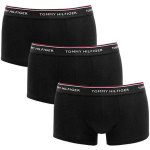 Tommy Hilfiger boxershorts - 3-pack lowrise trunk zwart - Heren