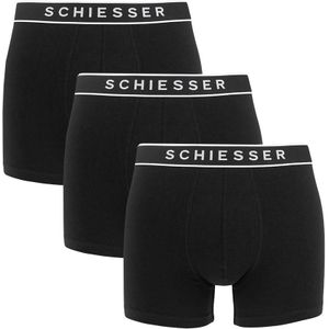 Schiesser - 95/5 3-pack boxershorts basic zwart - Heren