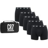 CR7 - Giftbox 5-pack boxershorts basic zwart - Heren