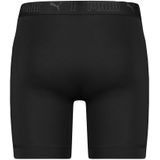 PUMA - 3-pack microfiber long boxershorts sport zwart & blauw - Heren