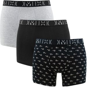 HOM - 3-pack boxershorts rayan zwart & grijs - Heren