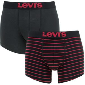 Levi&#039;s - 2-pack boxershorts vintage stripe zwart II - Heren