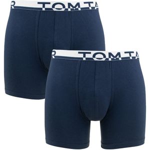 TOM TAILOR - 2-pack long boxershorts blauw - Heren