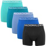 Muchachomalo - Hello sunshine 5-pack boxershorts zwart, blauw & groen - Heren