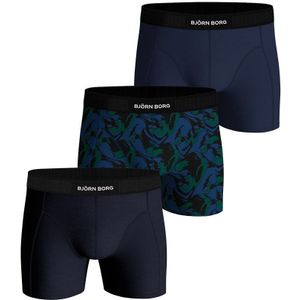 Björn Borg - Premium cotton stretch 3-pack boxershorts basic print multi III - Heren