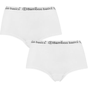 Bamboo Basics boxershorts - 2-pack hipsters iris wit - Dames