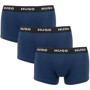 Hugo Boss - 3-pack boxershort trunks basic logo blauw - Heren