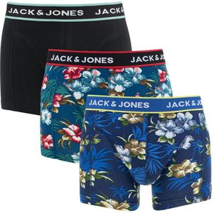 Jack & Jones - 3-pack boxershorts flower multi - Heren