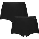 Ten Cate boxershorts - Basics 2-pack shorts zwart - Dames