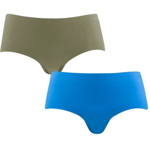 Björn Borg boxershorts - Performance 2-pack microfiber hipsters blauw & groen - Dames