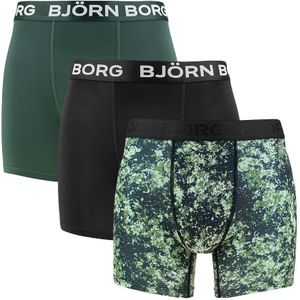 Björn Borg - Performance 3-pack microfiber boxershorts camo multi - Heren