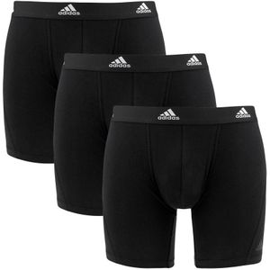 Adidas - 3-pack long boxershorts active flex basic zwart II - Heren