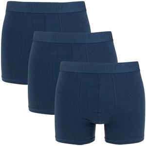 Superdry - 3-pack boxershorts blauw - Heren
