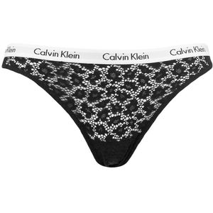 Calvin Klein boxershort - Microfiber brazilian kant zwart - Dames