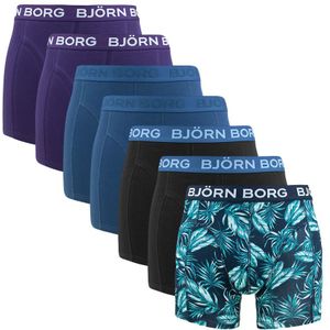 Björn Borg - Cotton stretch 7-pack boxershorts basic palms multi - Heren