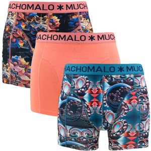 Muchachomalo - 3-pack boxershorts nostalgic multi - Heren