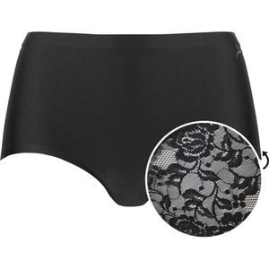 Ten Cate boxershort - Secrets microfiber maxi slip kant zwart - Dames