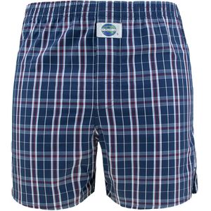 DEAL - Wijde boxershort check blauw 192258 - Heren