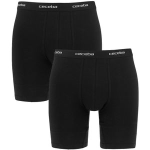 CECEBA - 2-pack long boxershorts zwart - Heren