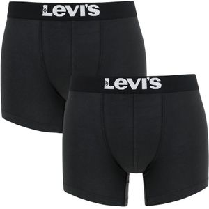 Levi&#039;s - 2-pack boxershorts basic zwart - Heren
